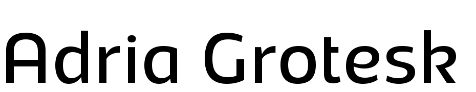 Adria Grotesk Regular Upright Italic Font Download Free